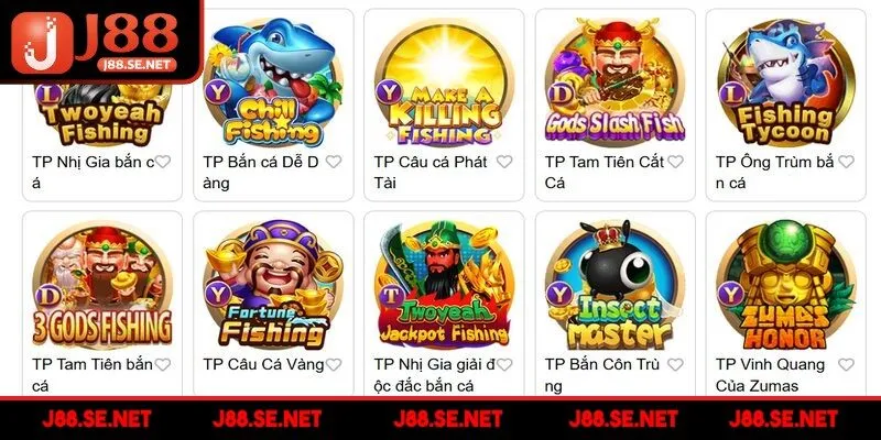 Bắn cá J88 - Top trò chơi trực tuyến được yêu thích